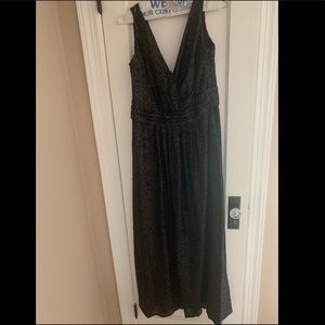 Sequined Black Sorella Vita gown size 20